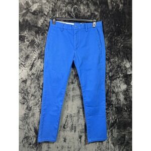 Levi's Men's Chino Pants W32 L32 Royal Blue Casual Straight Leg Cotton Blend